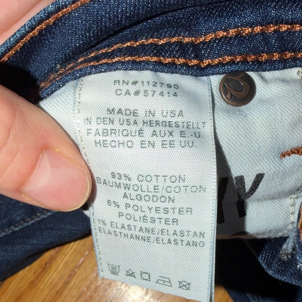 True Religion Men’s Relaxed Jeans in Dark Blue